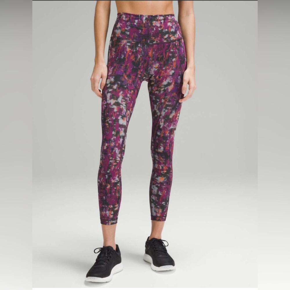 Lululemon Wunder Train High Rise Tight 25” Sz 4
